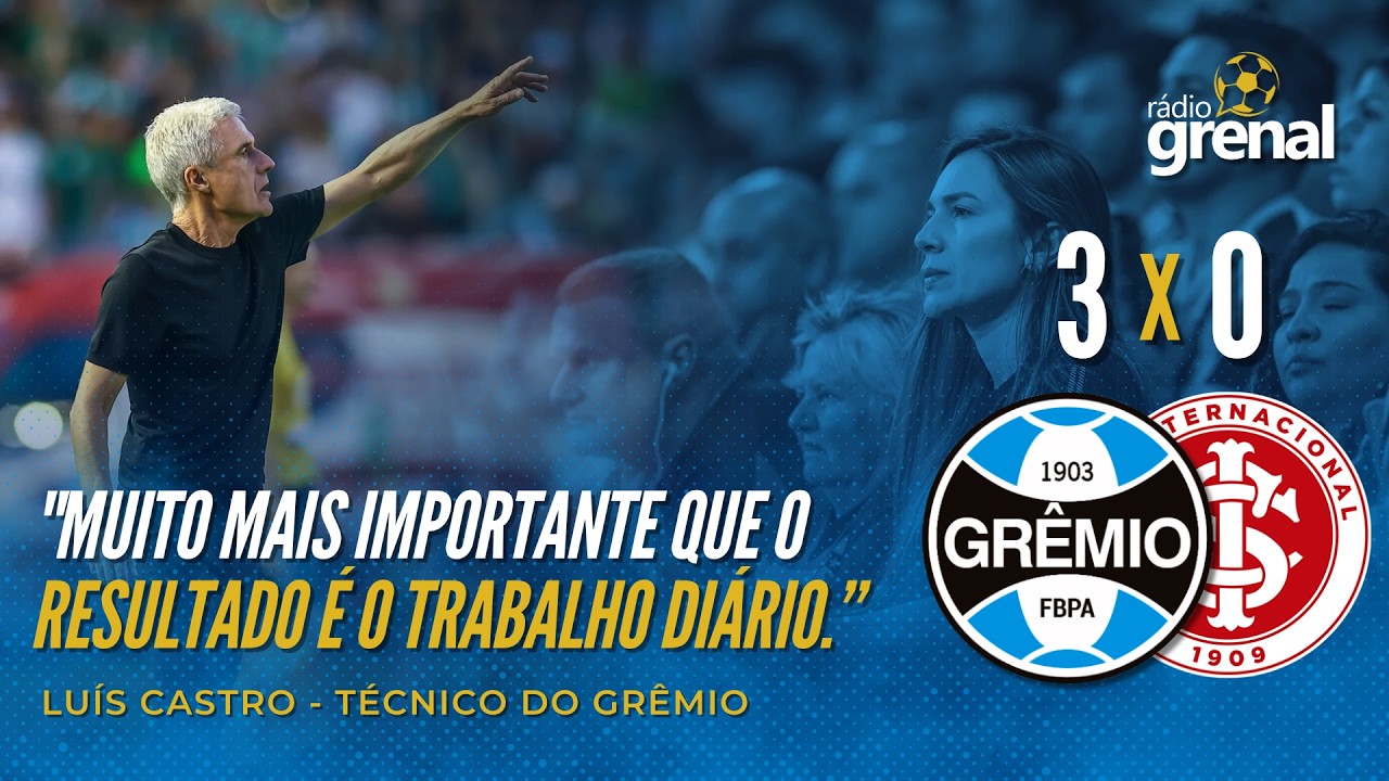 COLETIVA DE LUÍS CASTRO | GRÊMIO (3) X (0) INTER | GAUCHÃO | 01/03/2026