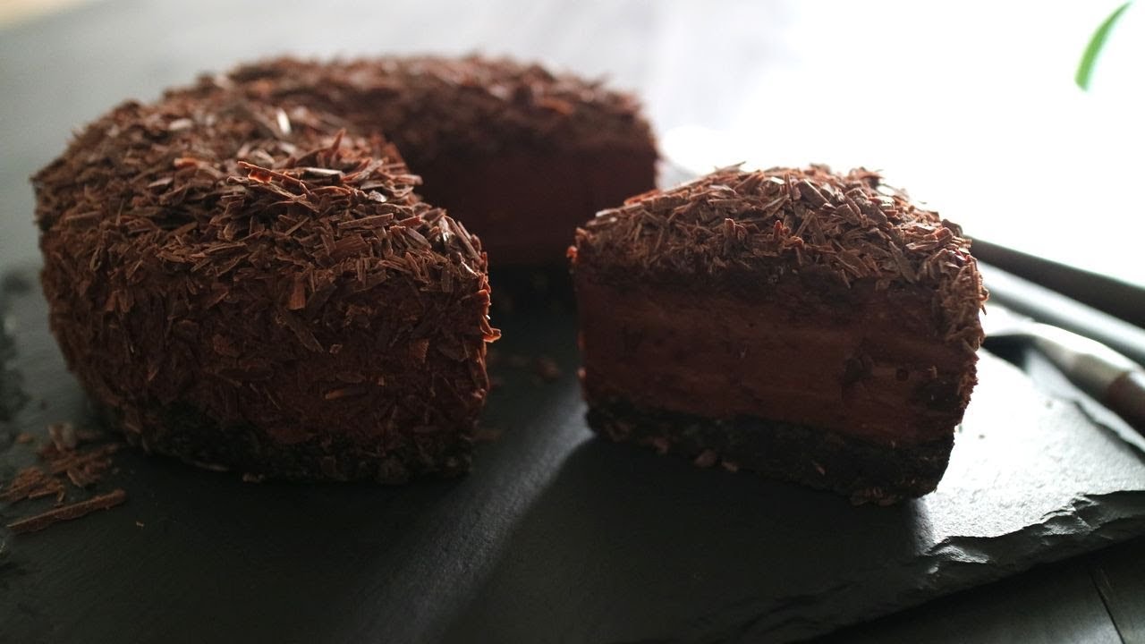 水切りヨーグルトのとろける～生チョコケーキ!