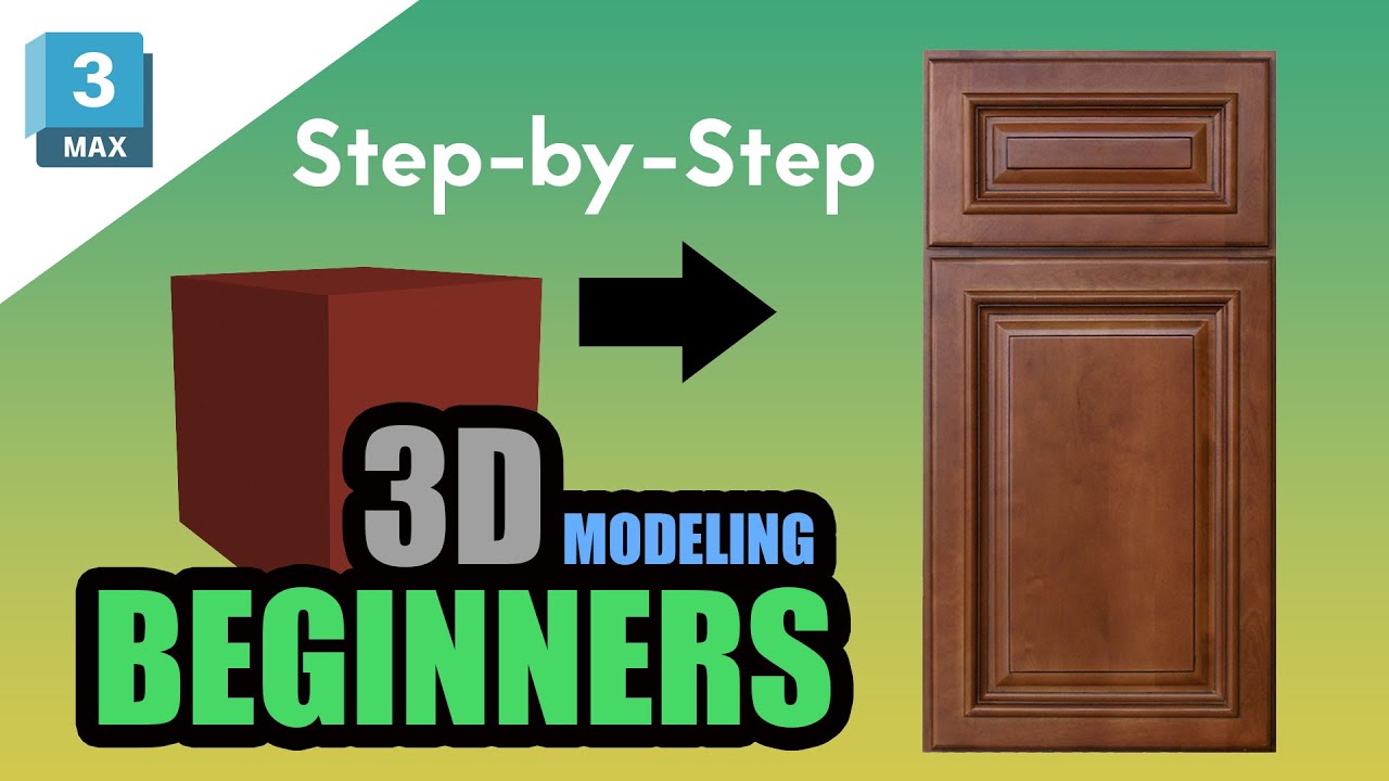 3ds Max Kitchen Cabinet Door Modeling for Beginners – Step-by-Step Tutorial #3dsmax #tutorial
