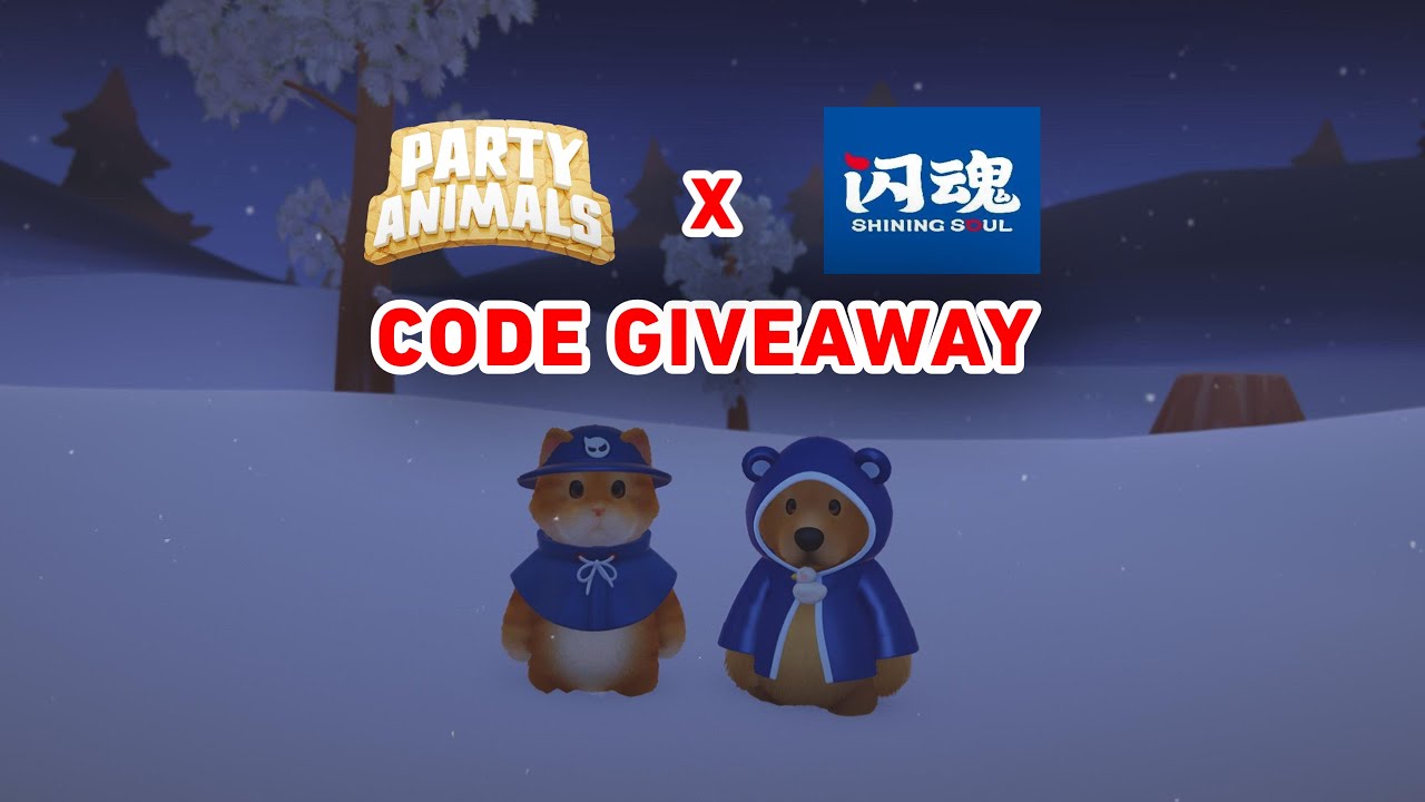 Party Animals SHINING SOUL CODE CARD GIVEAWAY