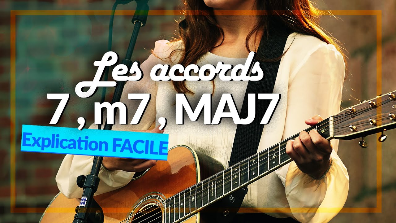ACCORDS BLUES : comment JOUER UN ACCORD 7, m7 et MAJ7 à la guitare ?