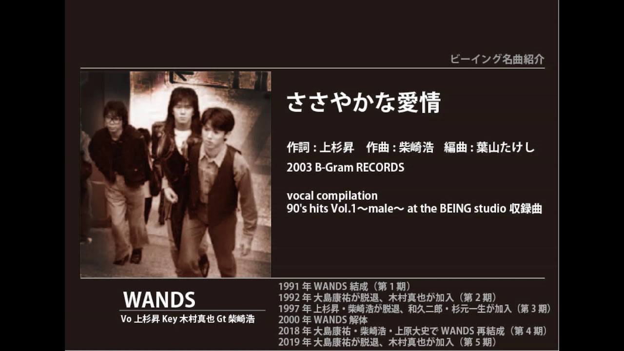 ビーイング名曲紹介 58 ささやかな愛情 / WANDS