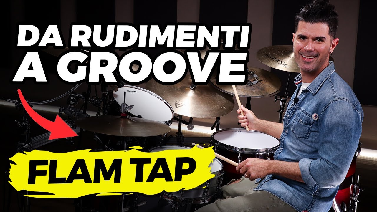 Dai Rudimenti alla Batteria: FLAM TAP (Super Groove)