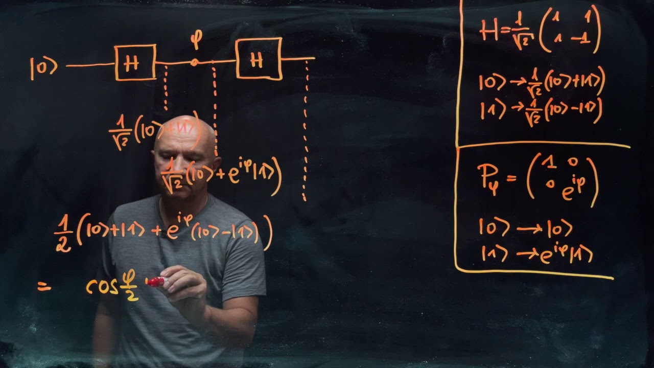 IQIS Lecture 2.3 — Single qubit interference (Hadamard–Phase–Hadamard)