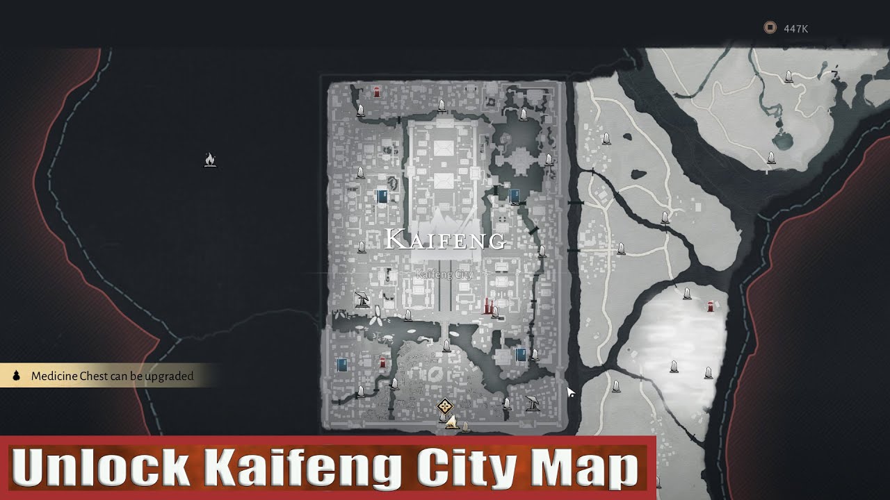 Where Winds Meet Unlock Kaifeng City Map