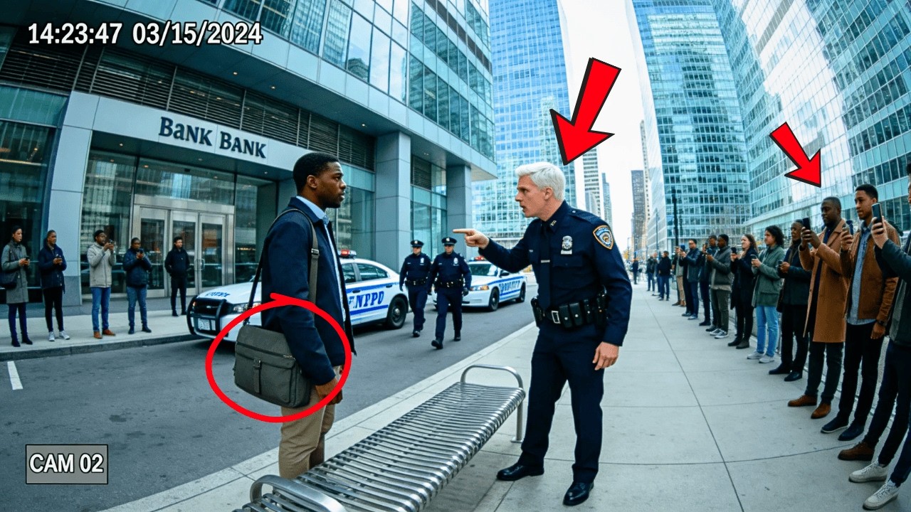 Racist Cop Accuses Black Man of Bank Heist — Freezes When FBI Badge Comes Out