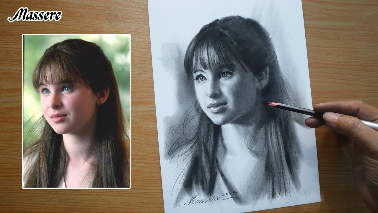 How to Make Portrait Human Face Pencil Drawing Step by Step for Beginners