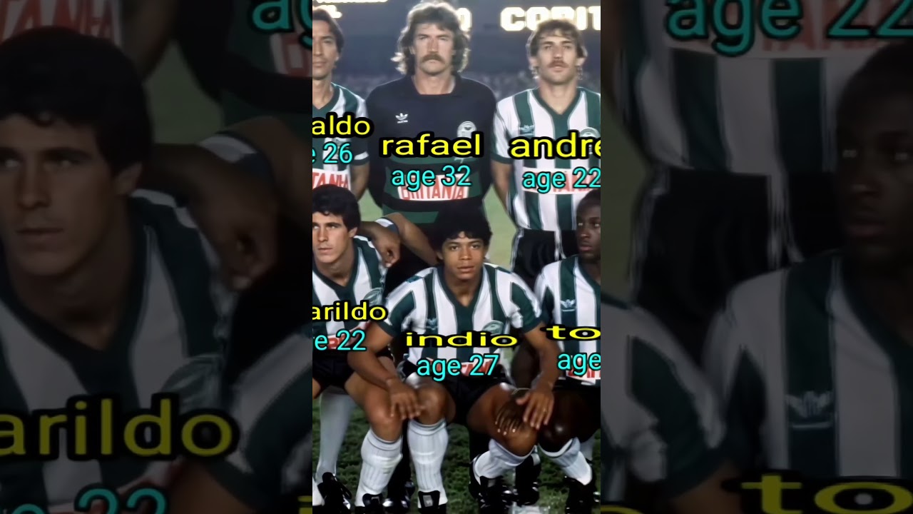 coritiba campeao brasileiro 1985 |age in 1985 #coritiba #football #squad #shorts #viral