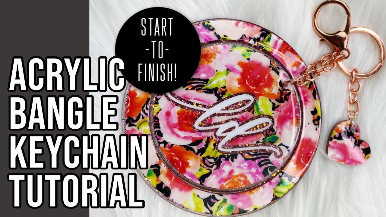 Acrylic Bangle Keychain Tutorial