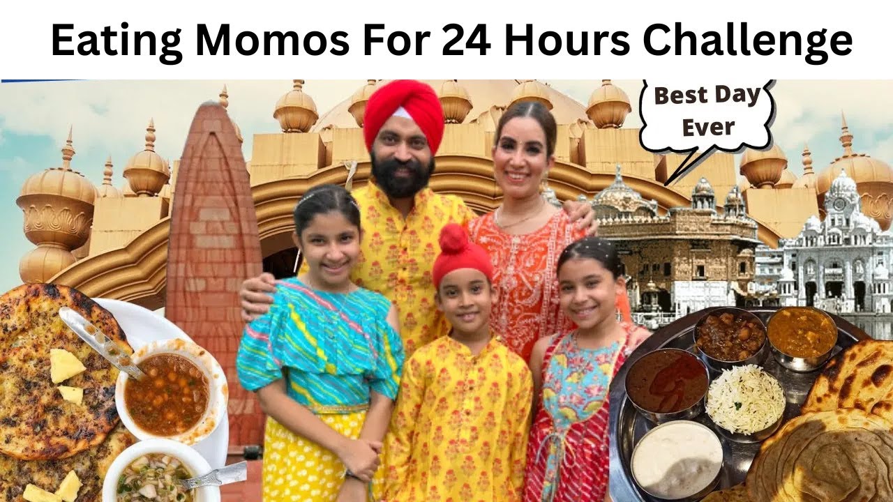 Eating Momos For 24 Hours Challenge | RS 1313 FOODIE | Ramneek Singh 1313