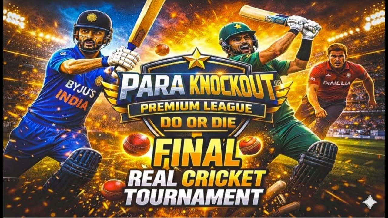 GRAND FINAL 🏆🔥| PARA Knockout League 🏆| Do or Die Match | REAL CRICKET FINAL LIVE 😱