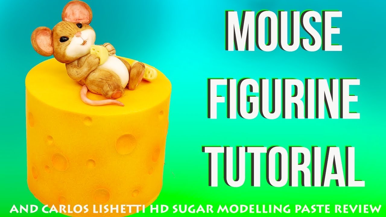 SUGARPASTE CHUBBY MOUSE TUTORIAL - AND CARLOS LISCHETTI HD SUGARPASTE REVIEW