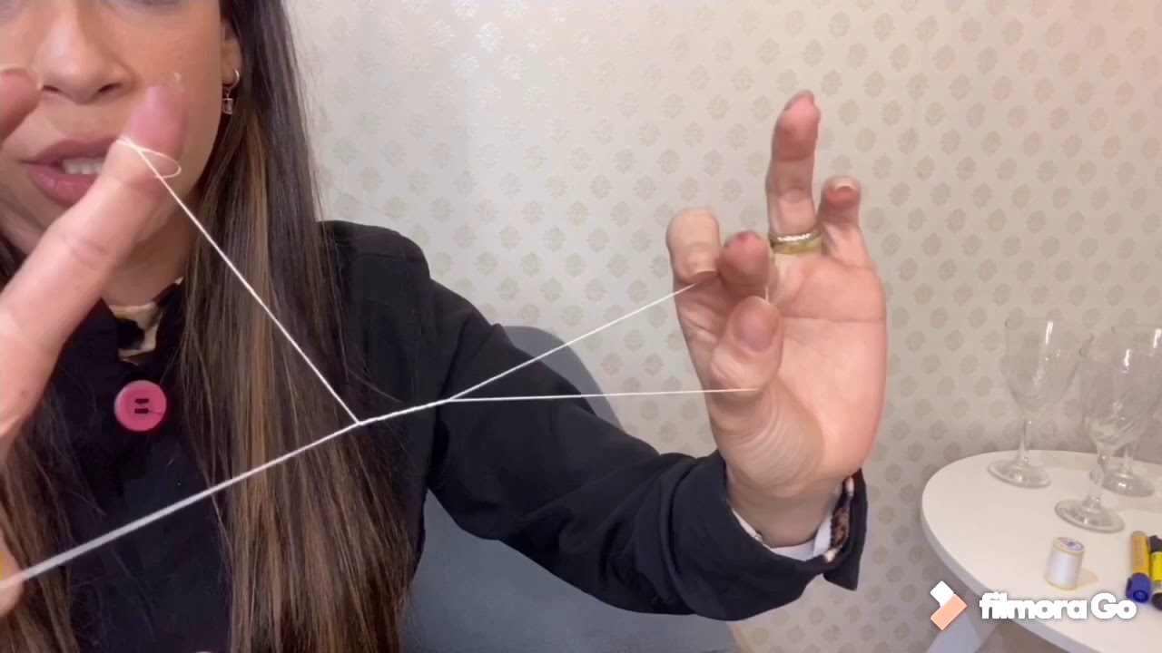 Depilação com linha  - de uma forma + prática