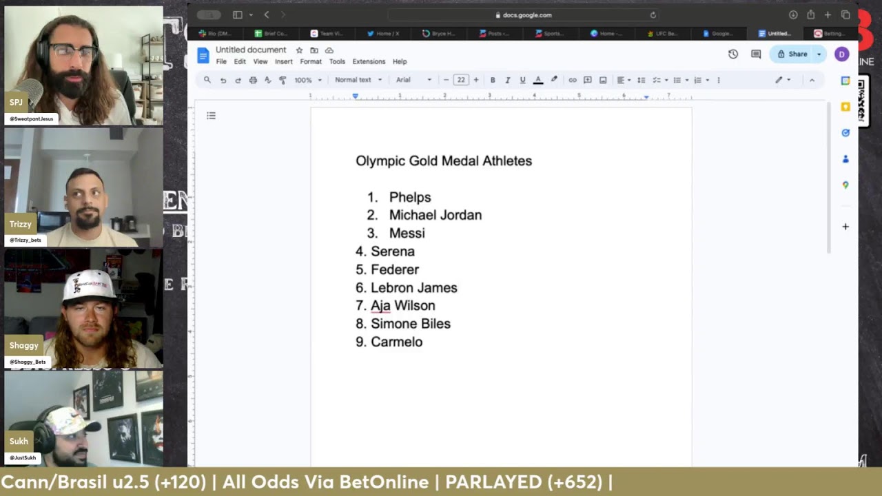 Betspresso IN THE AM | Saturday Olympic bets & UFC 304 Preview | Powered by BetOnline
