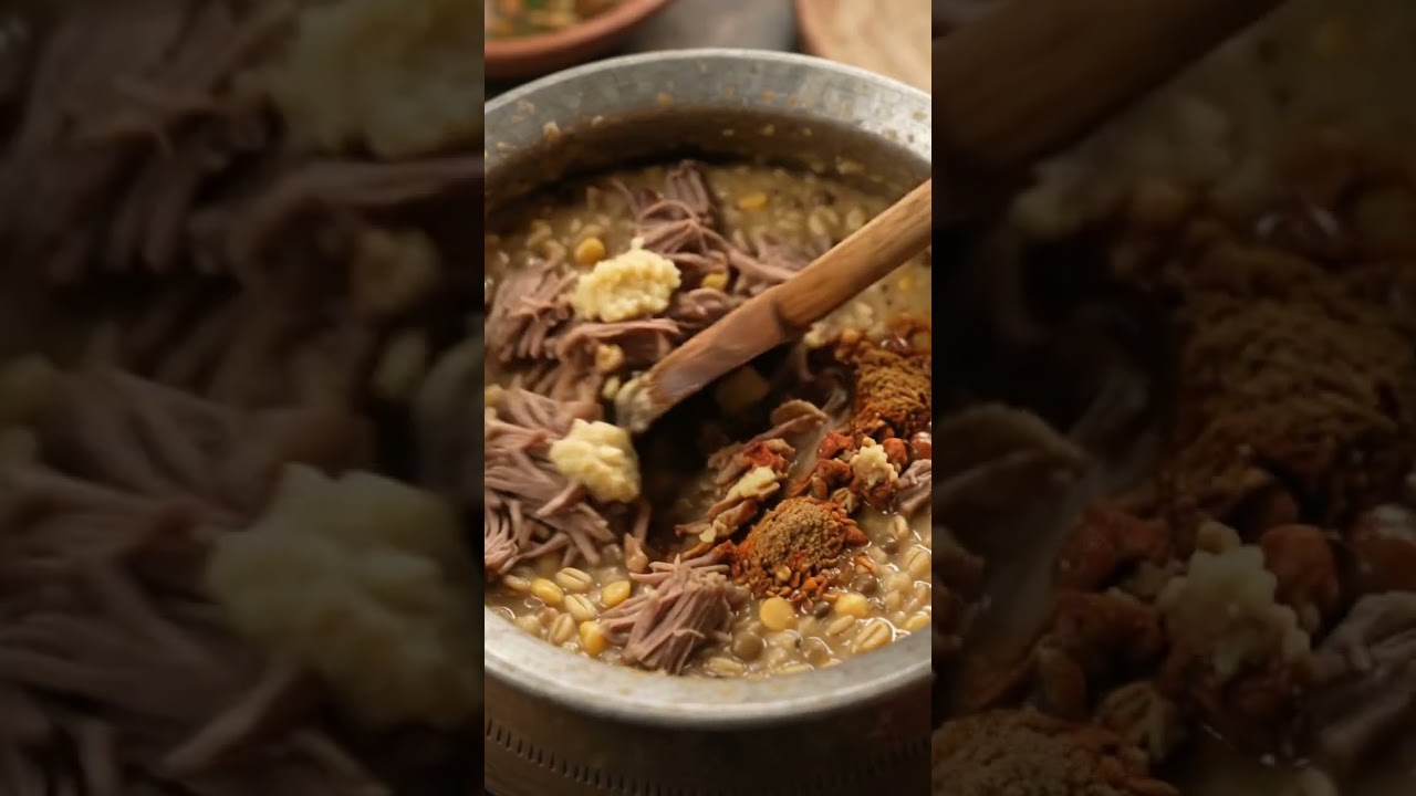 Delicious Haleem 🤤🥣🔥 | Rich, Creamy & Full of Flavor! | #Shorts #Viral #Haleem