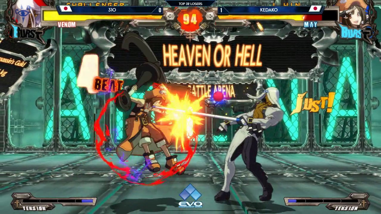 EVO 2017: GGXrd Rev2 - Pool - 310 (VENOM) vs. Kedako (MAY)