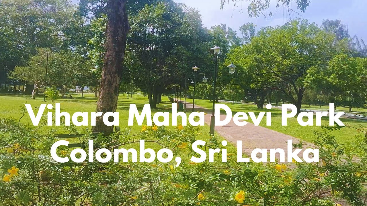 Explore Sri Lanka's LARGEST Urban Park Viharamahadevi Park Colombo