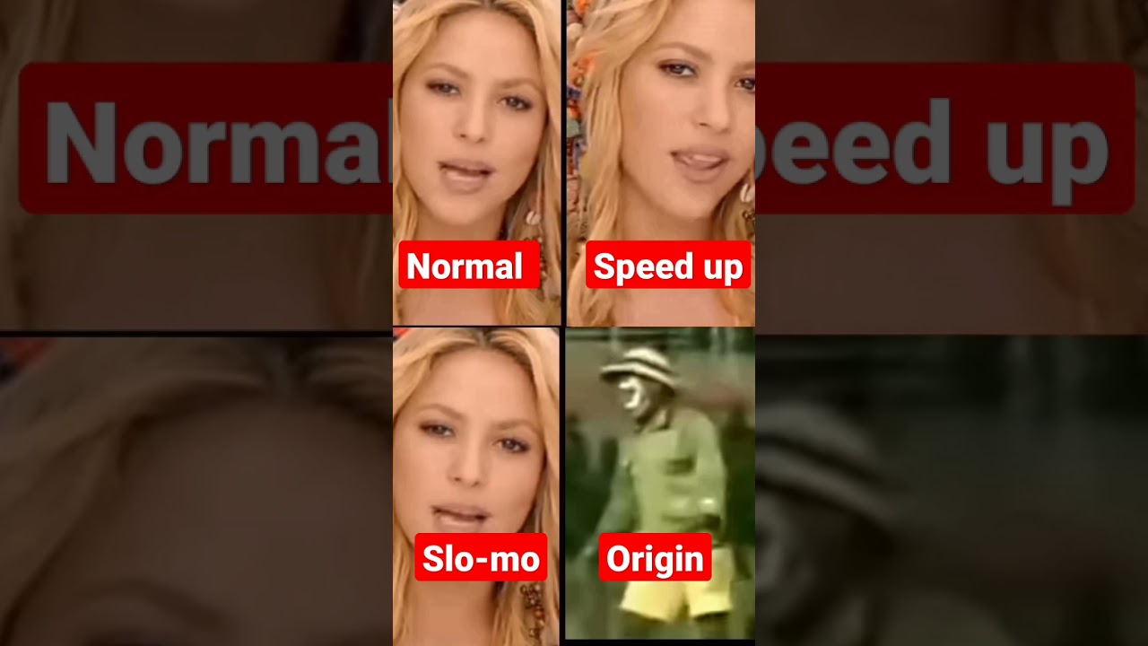 waka waka song speed normal and slo-mo #shorts #india