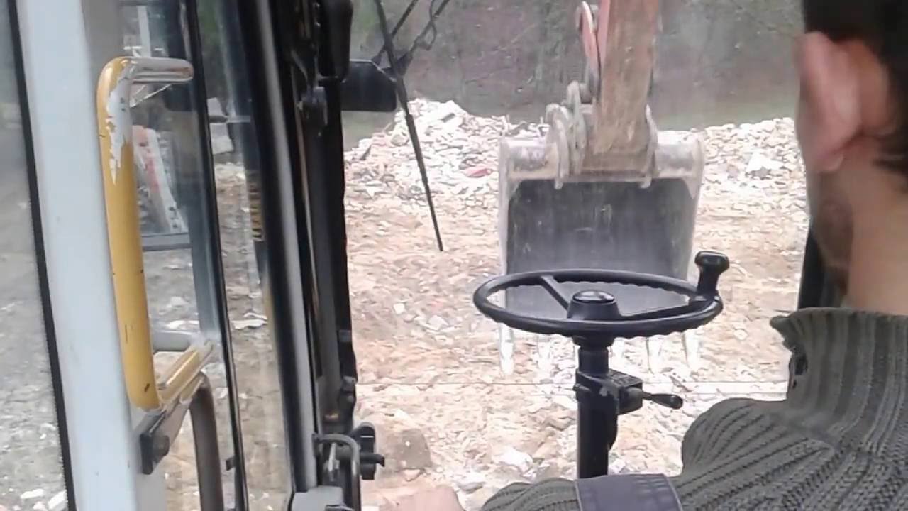 Koparka excavator O&k mh6,5 zaladunek
