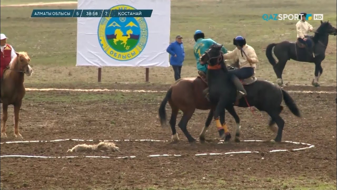 Көкпар. Қазақстан чемпионаты. Алматы облысы - Қостанай