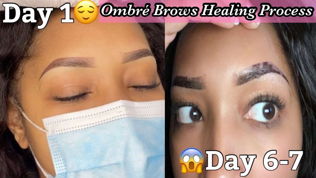 Ombre Brows: Healing Process