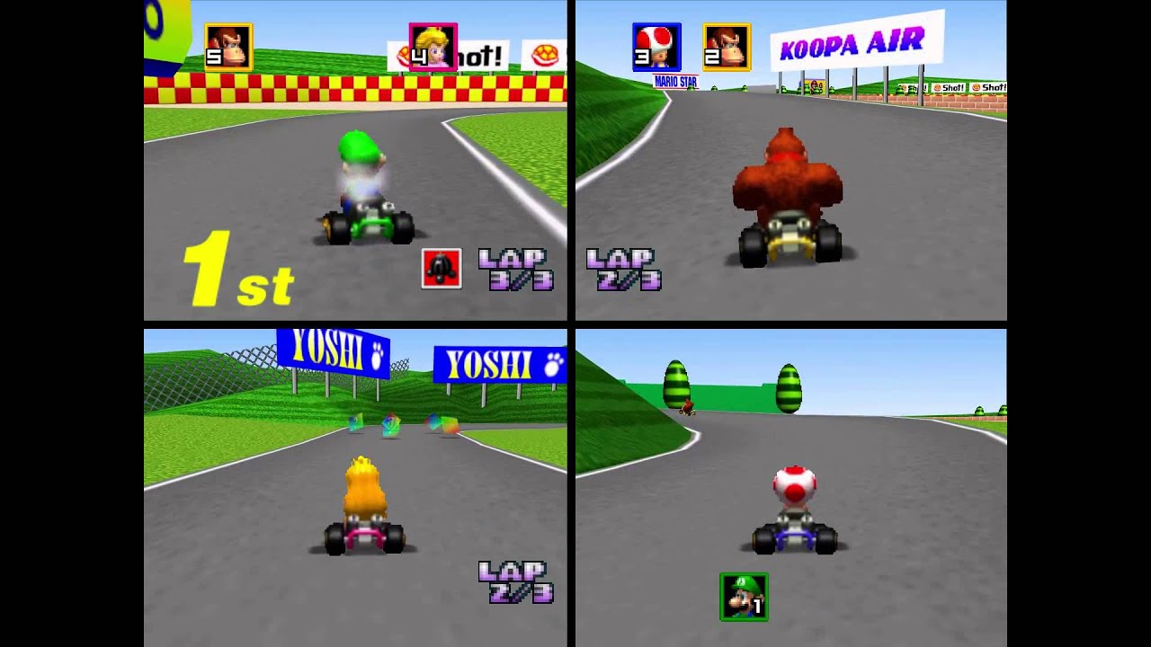 Mario Kart 64 - Unused Code: Bomb Warning