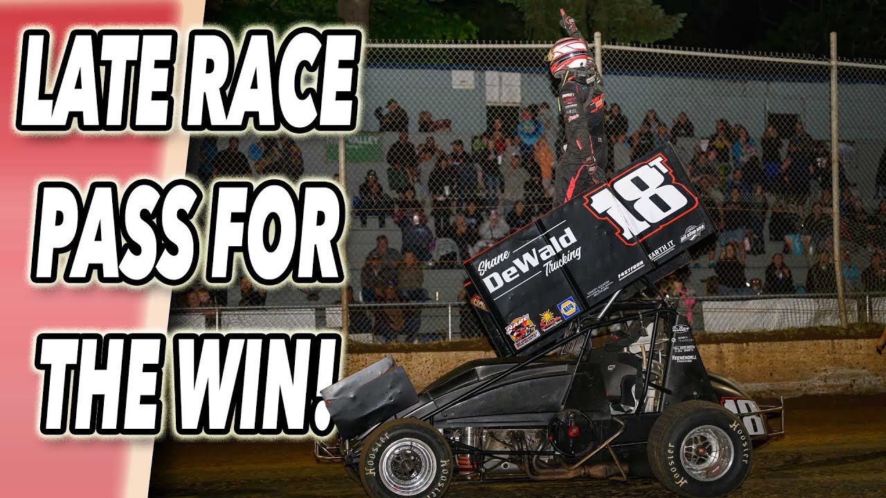 A Wild Battle In Lap Traffic For The Win! (COTTAGE GROVE SPEEDWAY)