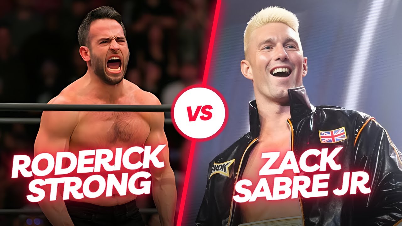 RODERICK STRONG VS ZACK SABRE JR | ALL STAR WEEKEND 12