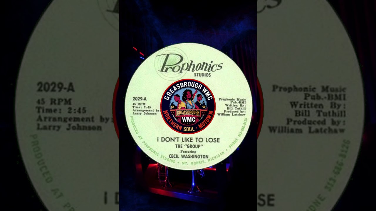 The Group Featuring Cecil Washington - I Don't Like To Lose : Northern Soul Music Videos