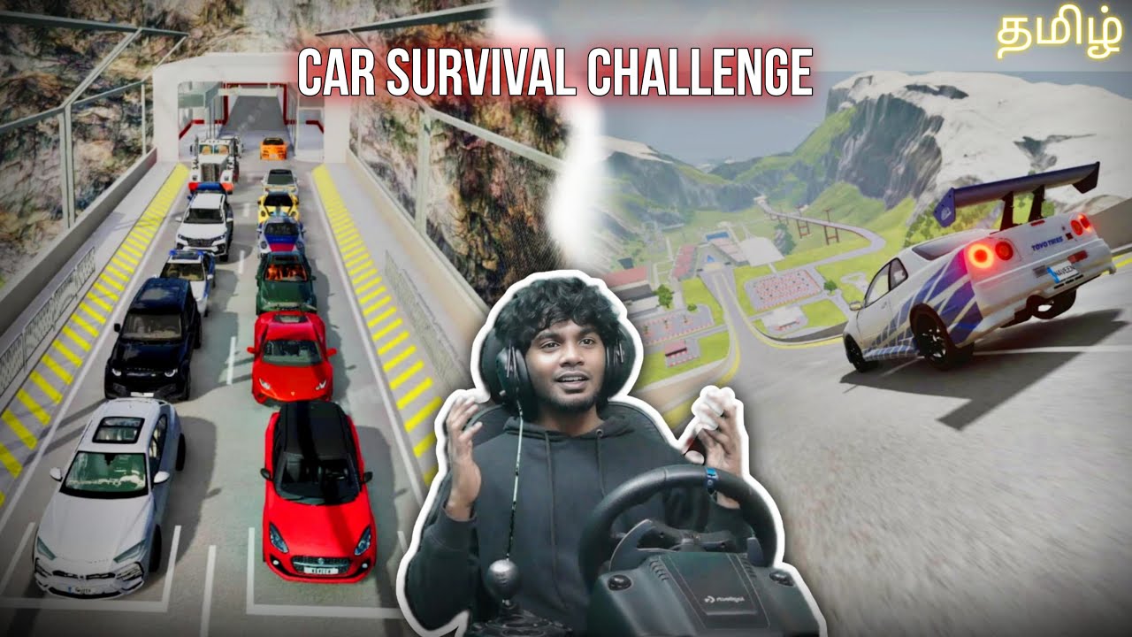 Ultimate Car Survival Challenge! 😱 Which One Will Last Till the End? | BeamNG Tamil
