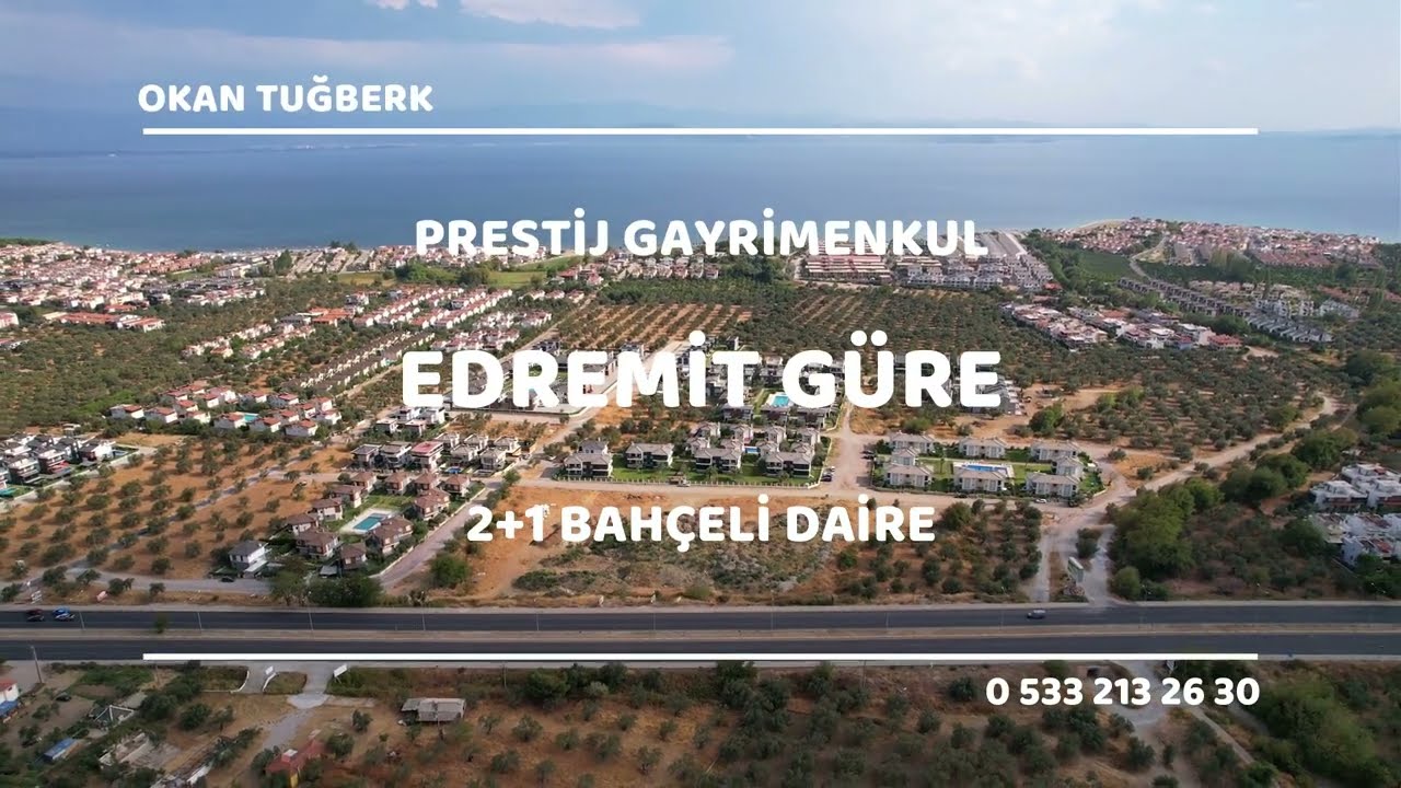 Balıkesir Edremit Güre Bahçe Katı 2+1 Daire