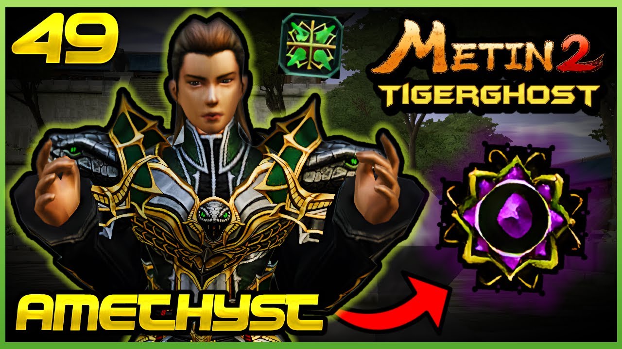 MYTH. AMETHYST eingebaut! Alchi-Ring VOLL / Enigma-Run Grad A -  Metin2 Tigerghost [49] 🐯