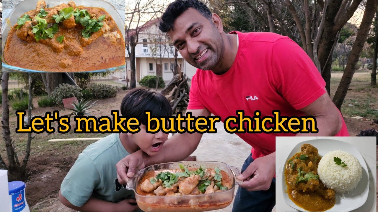 let's make some yummy butter chicken with dean#southafrica #pakistan #butterchicken