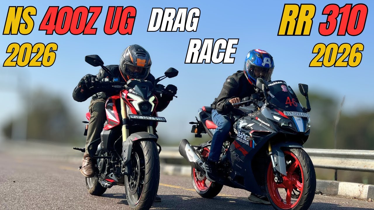 2026 Pulsar NS400Z vs Apache RR310 Drag Race
