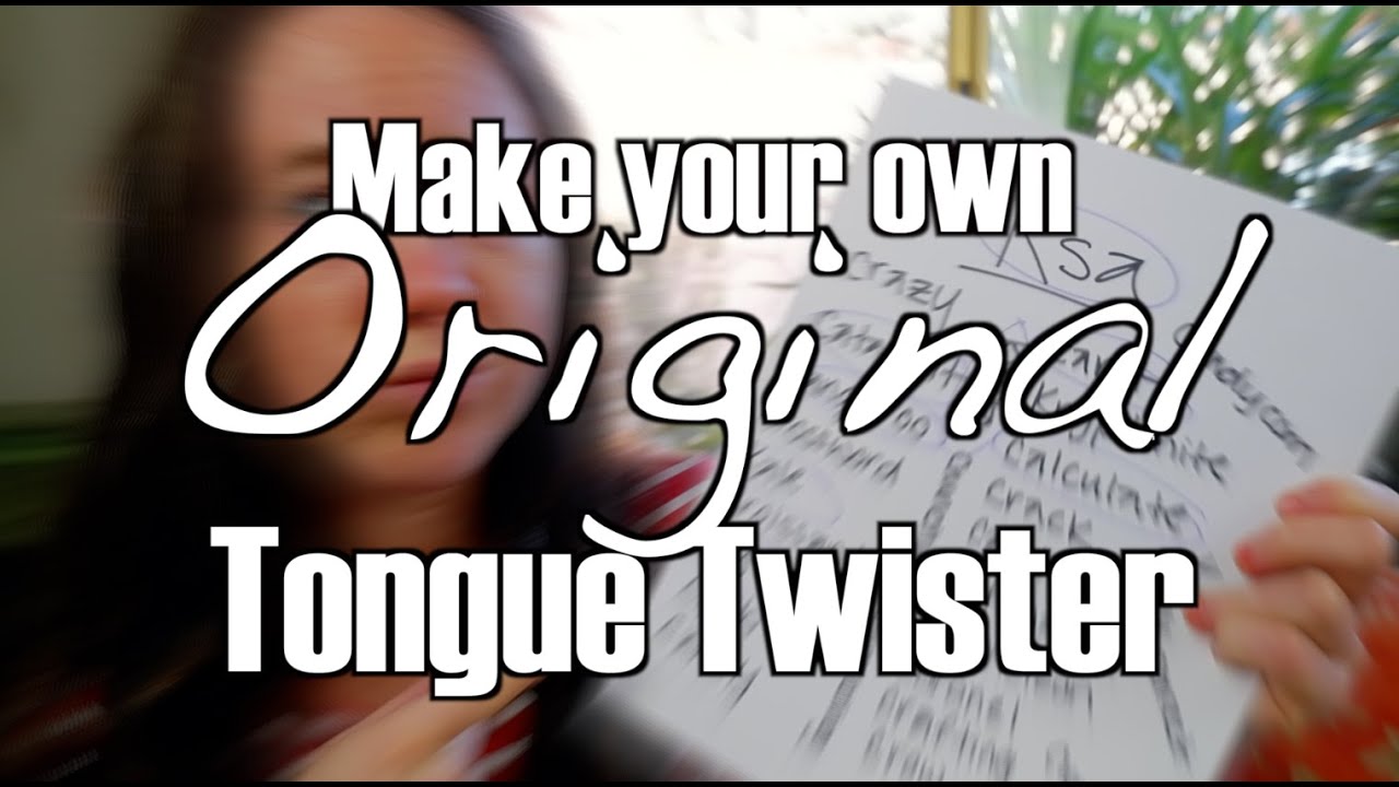DIY Tongue Twister Challenge! LESS THAN 10 MINUTES!