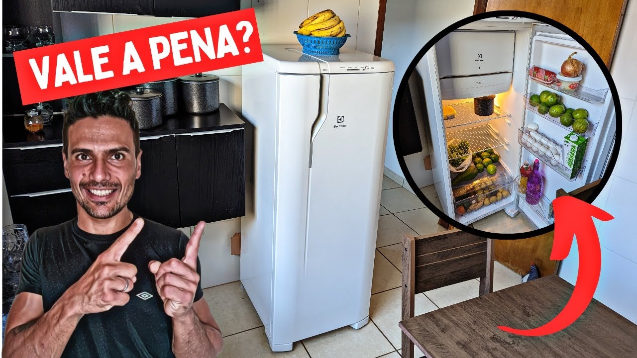Geladeira Electrolux RE31 240 Litros Branca Detalhes!