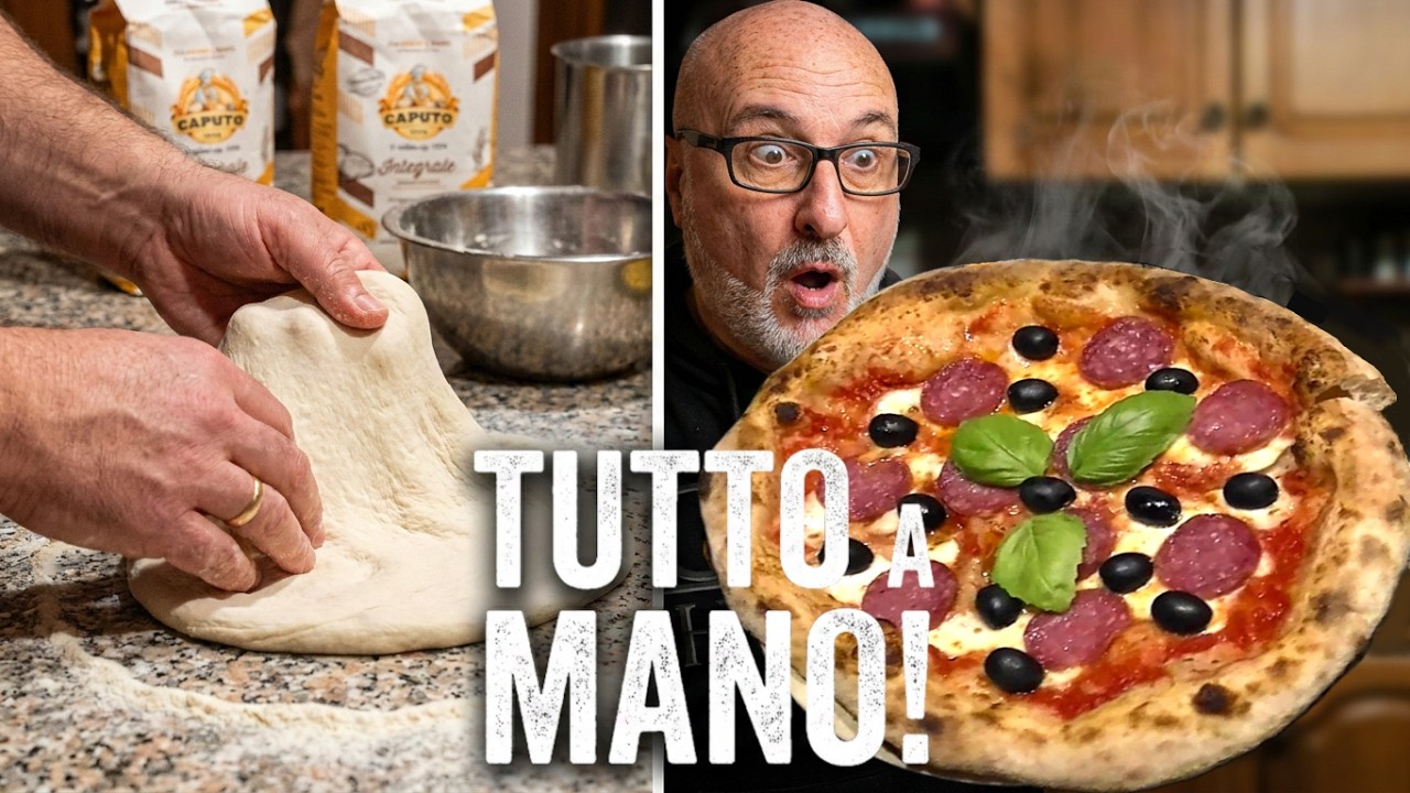 Pizza contemporanea FATTA IN CASA impasto DIRETTO