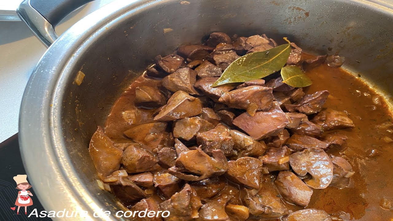 Asadura de cordero lechal, muy baja en carbohidratos