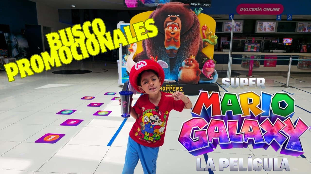 Busco promocionales de MARIO GALAXY LA PELICULA | MAX CHANNEL