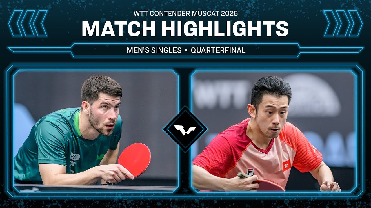 Patrick Franziska vs Wong Chun Ting | MS QF | WTT Contender Muscat 2026