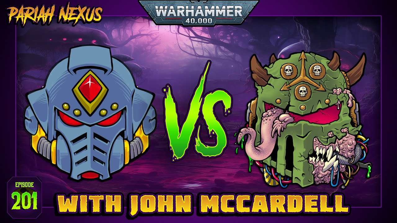 NEW Death Guard vs Space Wolves: A Warhammer 40k Battle Report | 10th Edition 2000pts