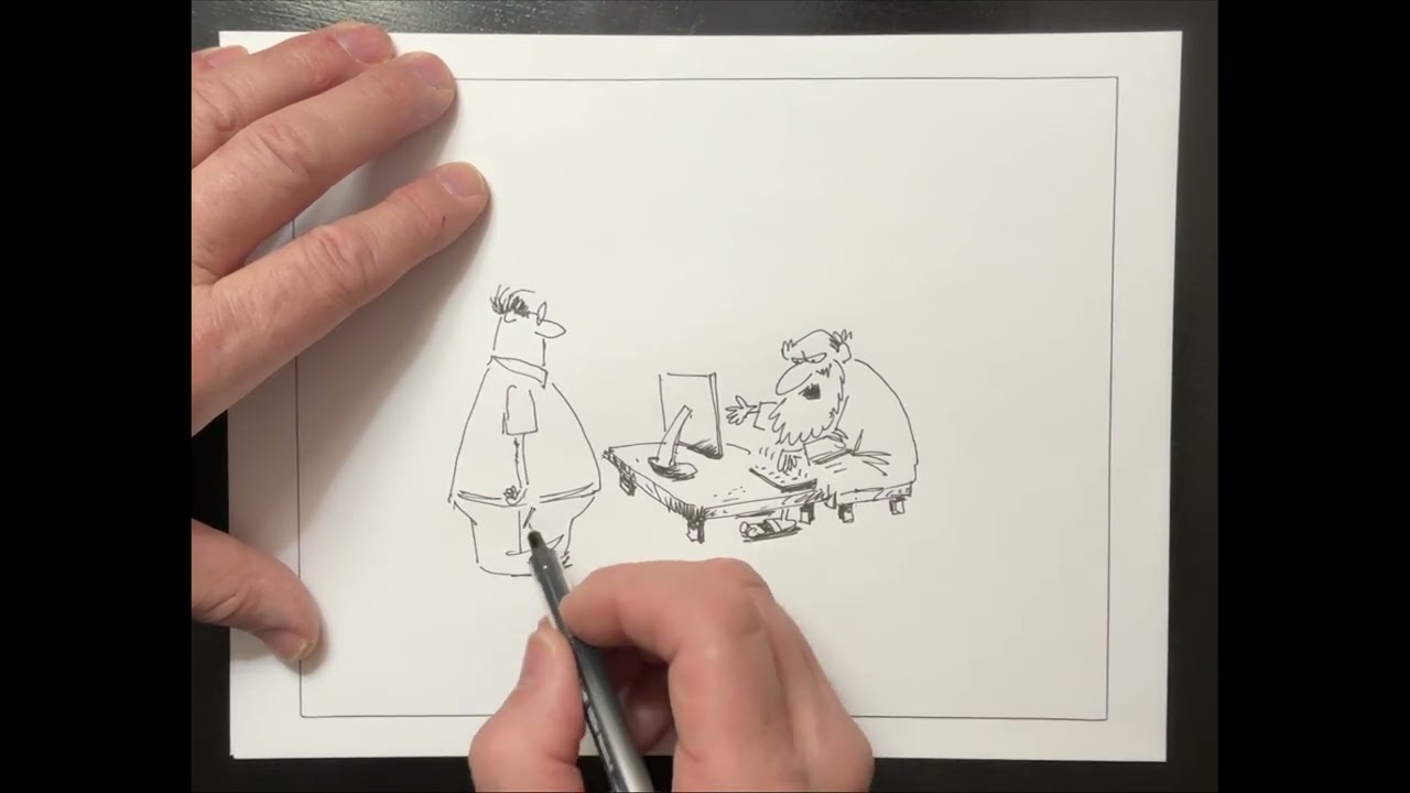 Cartooning again. #58
