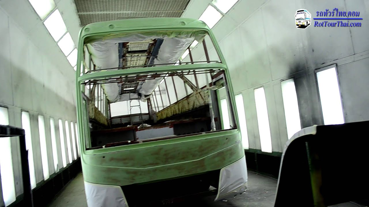 เยี่ยมชมอู่ต่อรถโดยสาร ธนบุรีบัสบอดี้  (HD)