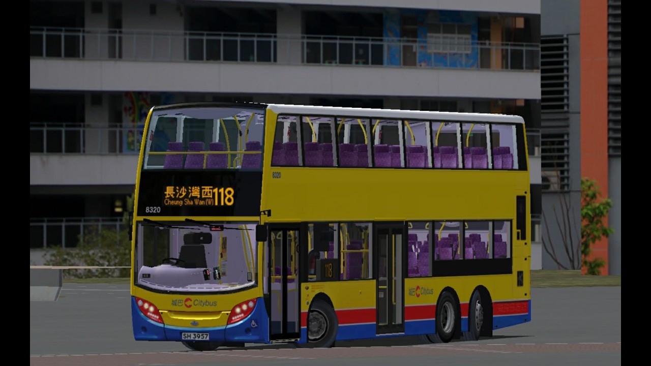 [皇牌過海線 | 智駕站站響🚨] OMSI 2 CTB 118 小西灣(藍灣半島)→長沙灣(深旺道) | 8320 SH 3957