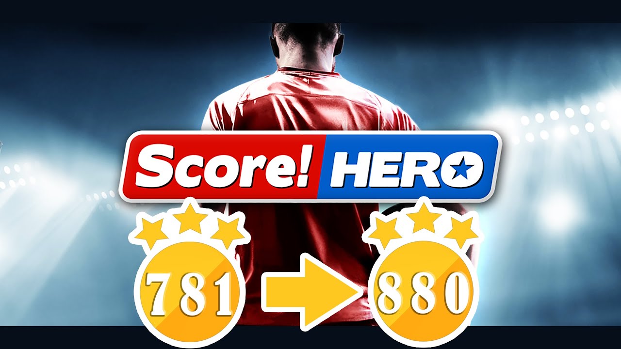 Score! Hero - Level 781 to 800 last level - 3 Stars.