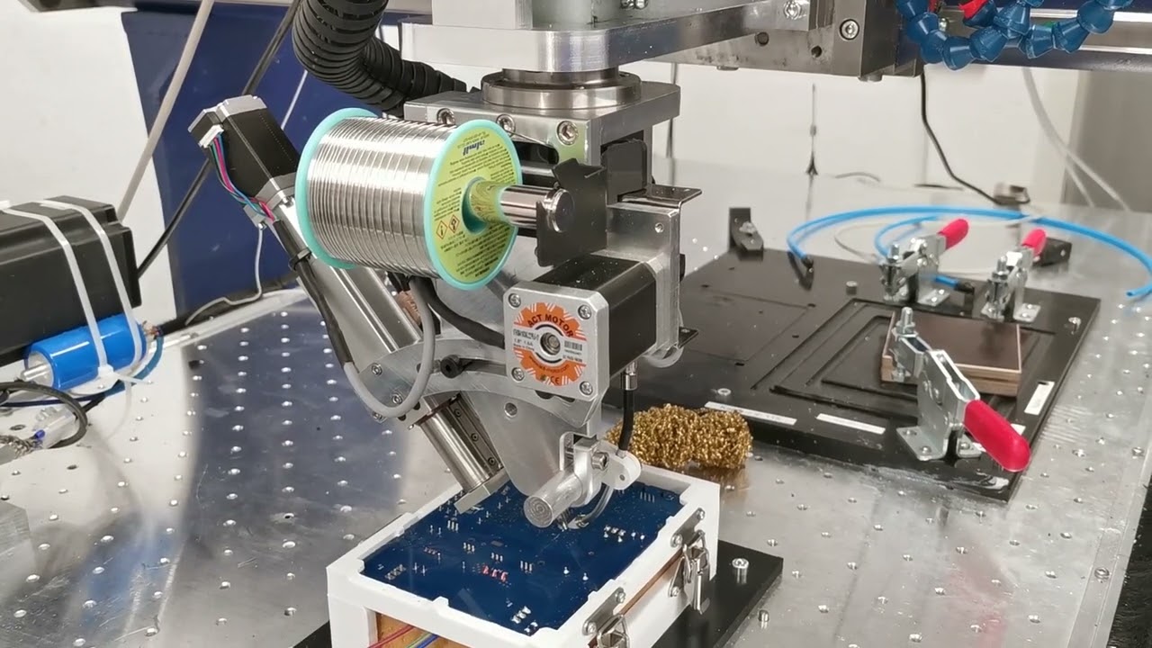 First Tests with My DIY Solder Robot