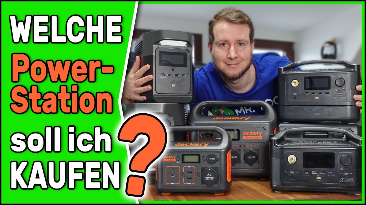KAUFBERATUNG: Powerstation! Wie finde ich die RICHTIGE? 🔋 + TIPPS! Solargenerator | FAQ | deutsch 4K