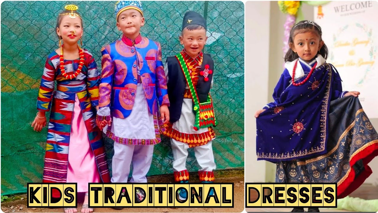 Nepali Kids Traditional Dresses / Kids Cultural Dress / nepali Traditional Dress