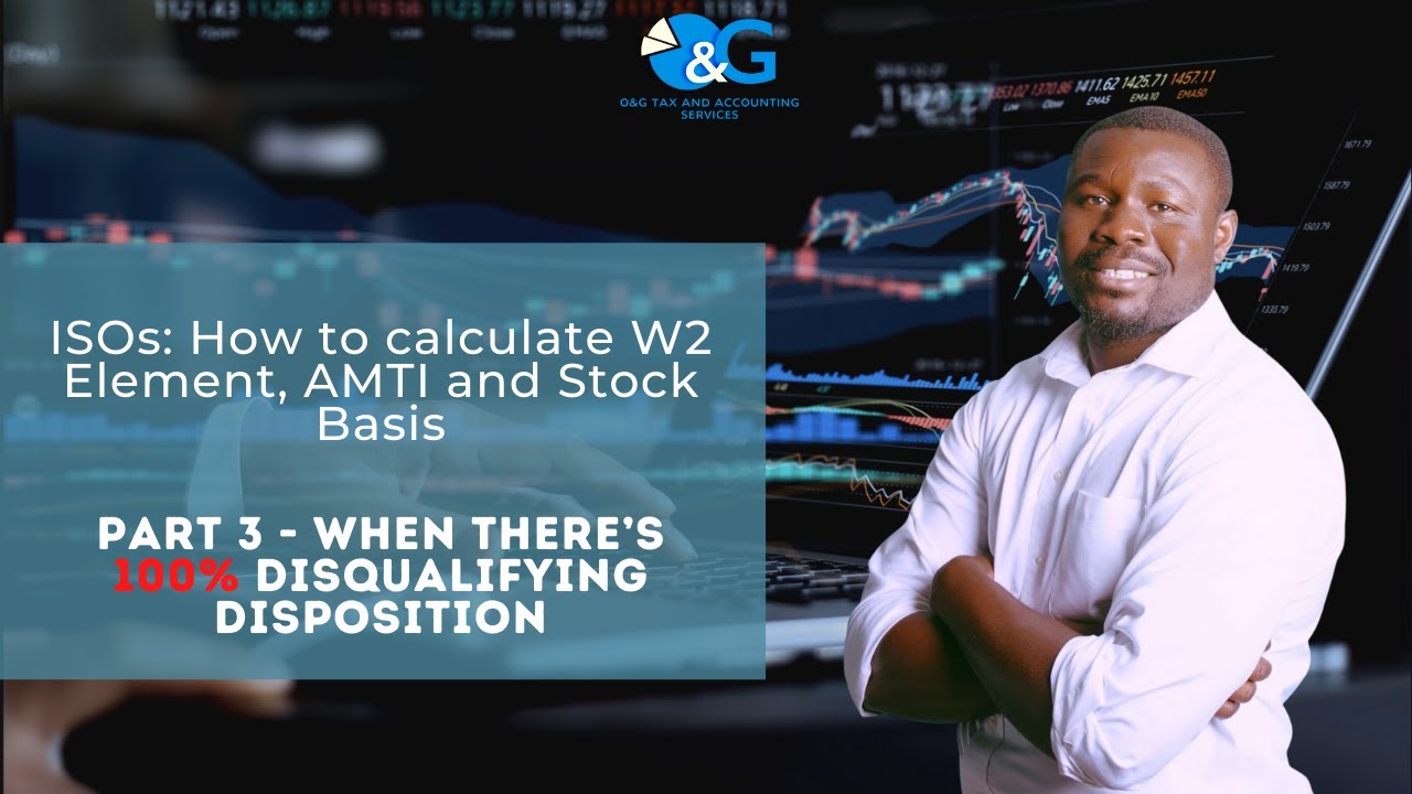 ISOs: How to calculate W2 Element, AMTI and Stock Basis - Part 3