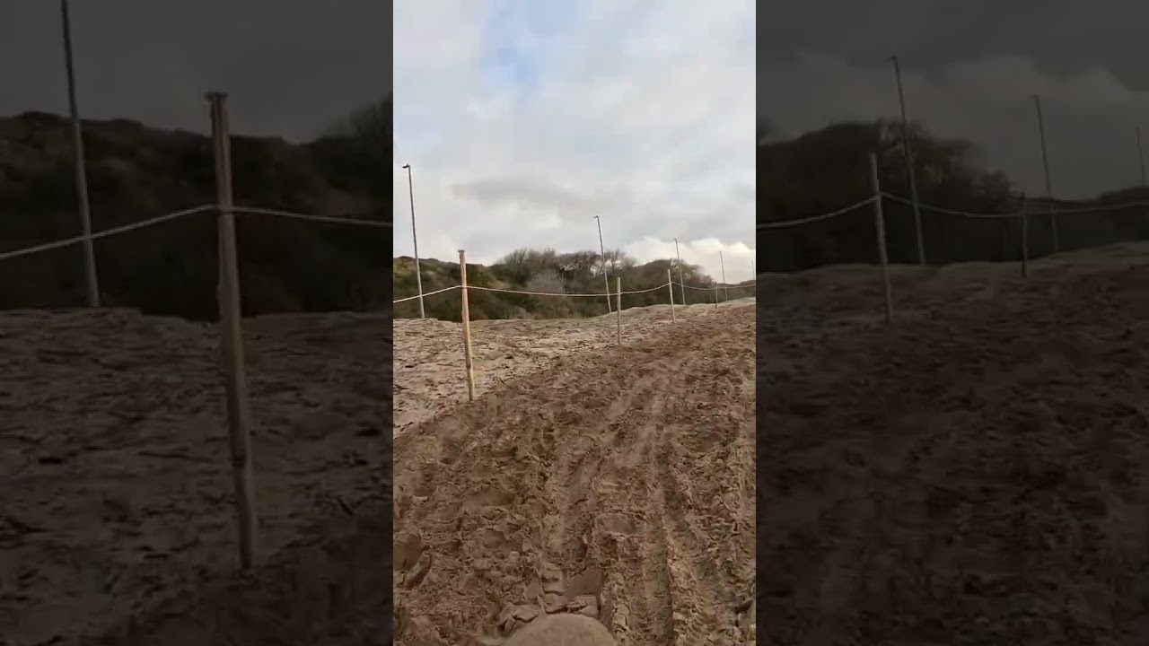 Mtb crash in the sand.  #crash #mtbcrash #singletrack #beachbike